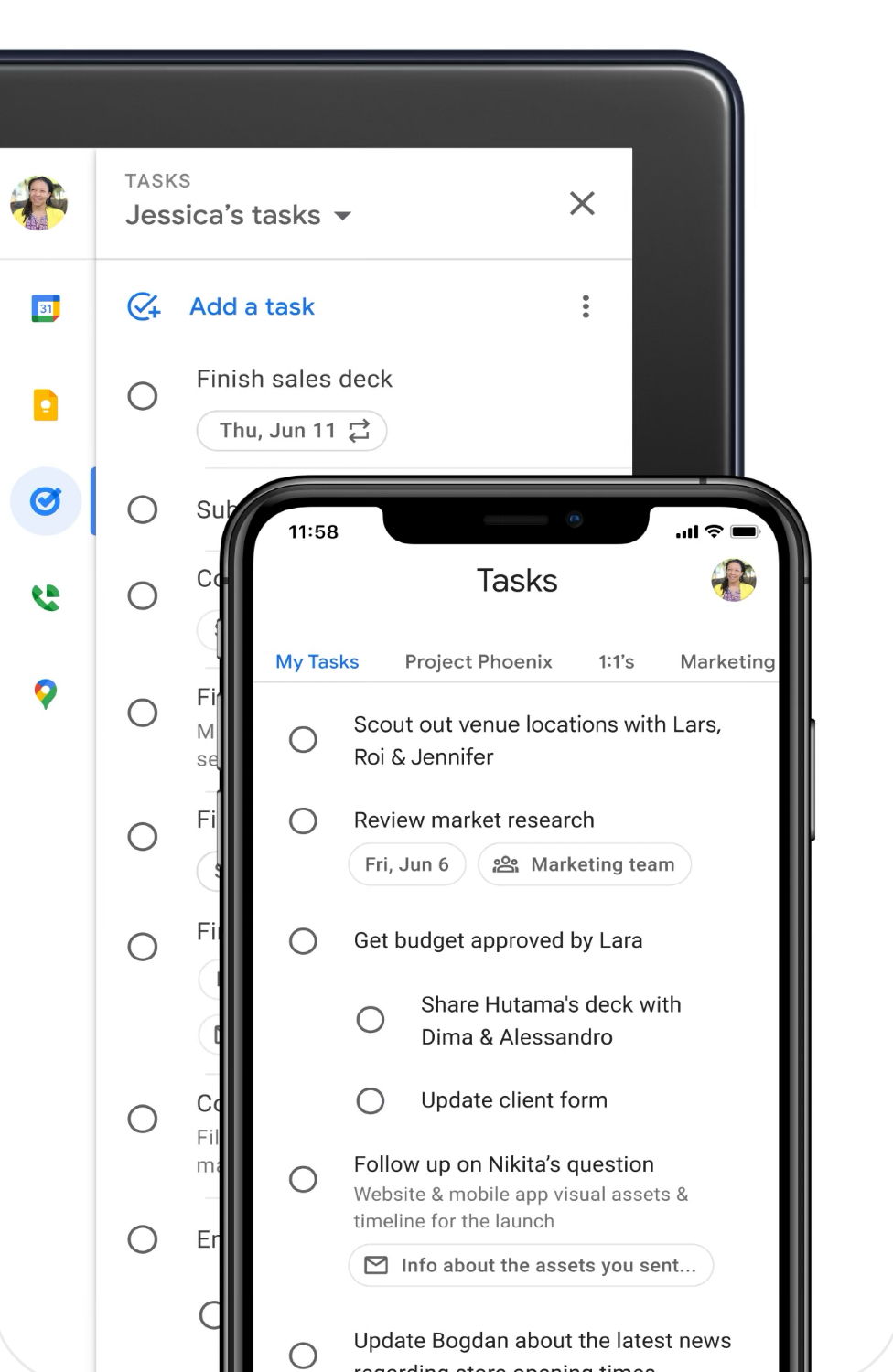 Tasks mobile app